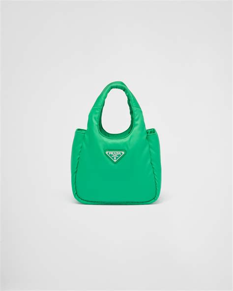 prada bag mint green|Mint Green Prada Soft Padded Re.